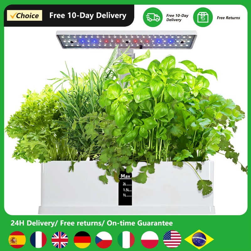 Grow Light Led - 9 Pods Smart Hydroponics Kweeksysteem Indoor