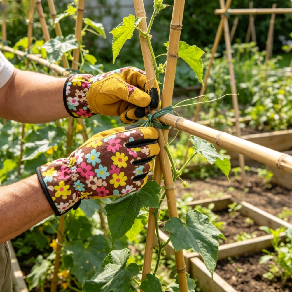 Garden Gloves - Voor veilig snoeien: vingerloze tuinhandschoenen, beschermende
