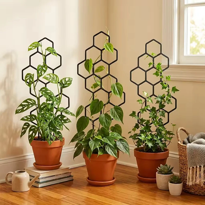 Indoor Herb Garden - 2/4 stuks honingraatdesign plantenrooster van plastic,