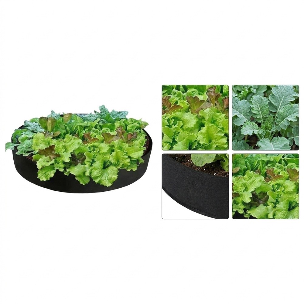 Grote ronde plantenzak van vil - Grow Bag recensie en prijs