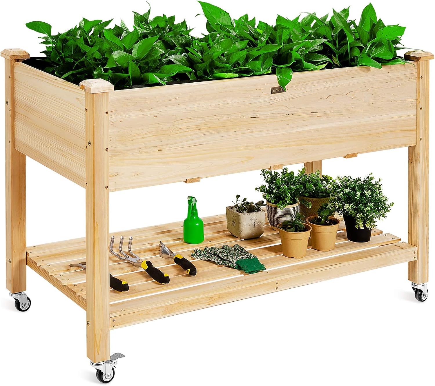 Houten verhoogd tuinbed op wie - Raised Garden Bed recensie en prijs