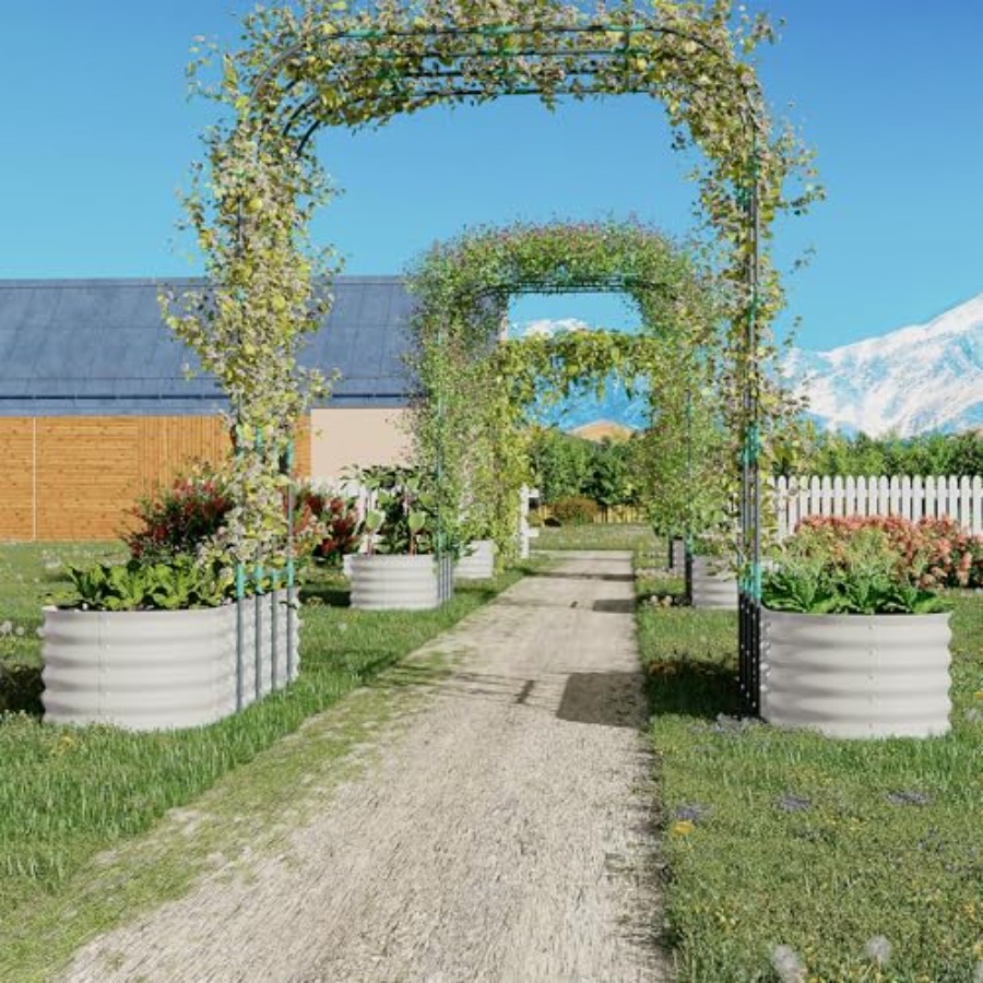 96 cm hoge gegalvaniseerde ver - Vertical Planter recensie en prijs