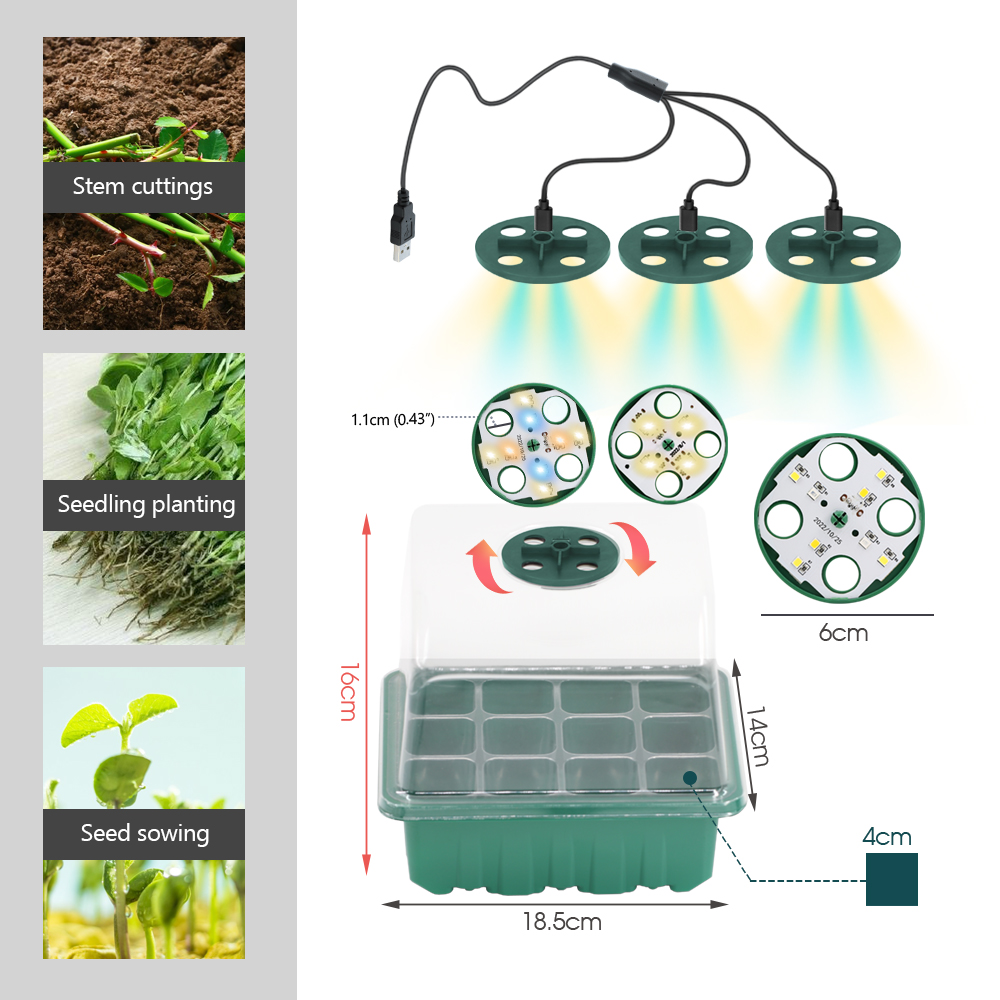 LED Kwekerij Potten met Grow L - Grow Light Led recensie en prijs