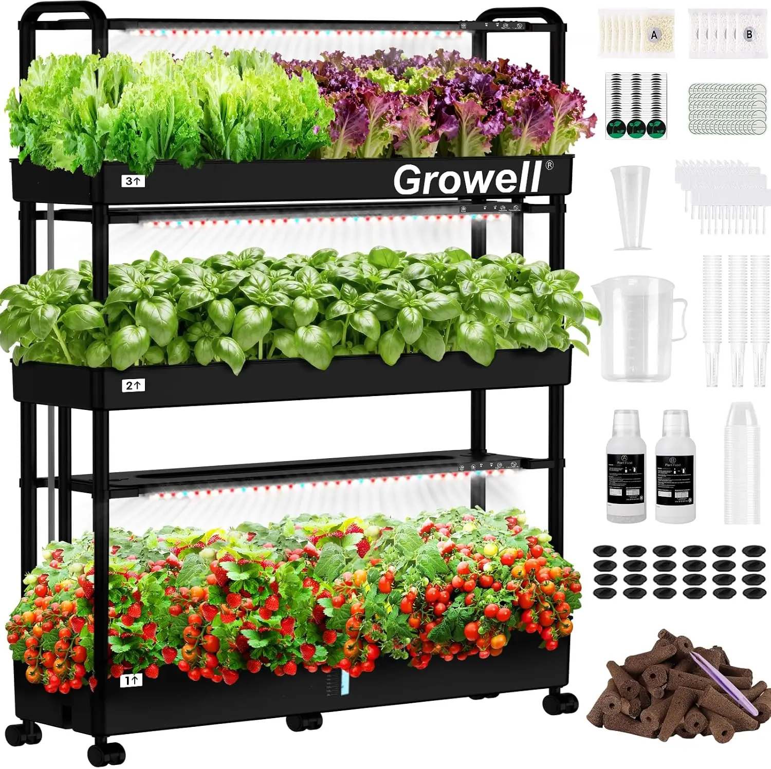 Groot hydrocultuur kweeksystee - Hydroponic Kit recensie en prijs