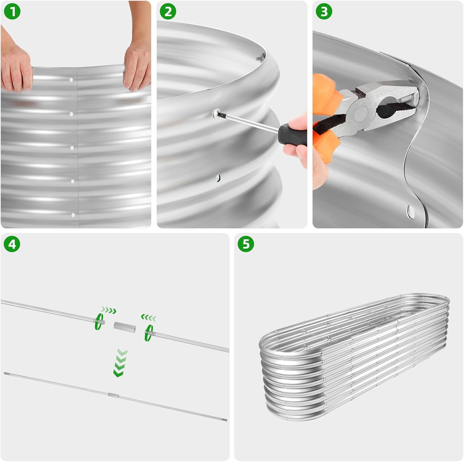 Buiten tuinbakset van gegalvan - Raised Garden Bed recensie en prijs