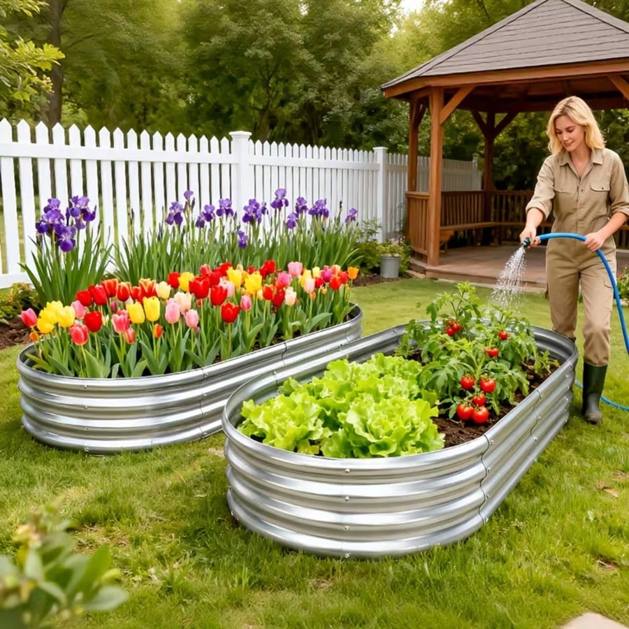 2 stuks verdikte, gegalvanisee - Raised Garden Bed recensie en prijs